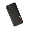 Newface Realme C11 Kılıf Loop Deri Silikon - Siyah