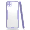 Newface Realme C15 Kılıf Platin Silikon - Lila