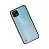 Newface Realme C21 Kılıf Miami Şeffaf Silikon - Siyah