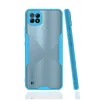 Newface Realme C21 Kılıf Platin Silikon - Mavi