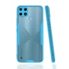 Newface Realme C25Y Kılıf Platin Silikon - Mavi