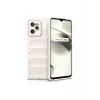 Newface Realme C35 Kılıf Optimum Silikon - Krem