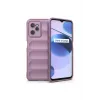 Newface Realme C35 Kılıf Optimum Silikon - Mor