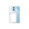 Newface Realme Note 60 Kılıf Kart Şeffaf Silikon - Şeffaf