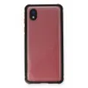 Newface Samsung Galaxy A01 Core Kılıf Miami Şeffaf Silikon - Siyah