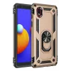 Newface Samsung Galaxy A01 Core Kılıf Sofya Yüzüklü Silikon Kapak - Gold