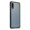 Newface Samsung Galaxy A02 Kılıf Miami Şeffaf Silikon - Siyah