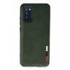 Newface Samsung Galaxy A03S Kılıf Loop Deri Silikon - Yeşil