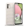 Newface Samsung Galaxy A03S Kılıf Optimum Silikon - Krem