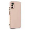 Newface Samsung Galaxy A03S Kılıf Volet Silikon - Pembe