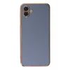 Newface Samsung Galaxy A04 Kılıf Volet Silikon - Mavi