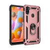 Newface Samsung Galaxy A11 Kılıf Sofya Yüzüklü Silikon Kapak - Rose
