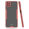 Newface Samsung Galaxy A22 Kılıf Platin Silikon - Pembe