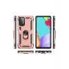 Newface Samsung Galaxy A32 Kılıf Sofya Yüzüklü Silikon Kapak - Rose