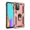 Newface Samsung Galaxy A52 Kılıf Sofya Yüzüklü Silikon Kapak - Rose