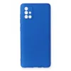 Newface Samsung Galaxy A71 Kılıf First Silikon - Mavi