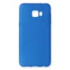 Newface Samsung Galaxy C7 Pro Kılıf First Silikon - Mavi