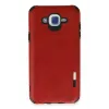 Newface Samsung Galaxy J7 Kılıf Loop Deri Silikon - Kırmızı