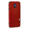 Newface Samsung Galaxy J7 Pro / J730 Kılıf Loop Deri Silikon - Kırmızı