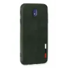 Newface Samsung Galaxy J7 Pro / J730 Kılıf Loop Deri Silikon - Yeşil