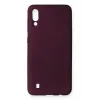 Newface Samsung Galaxy M10 Kılıf First Silikon - Mürdüm