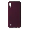 Newface Samsung Galaxy M10 Kılıf First Silikon - Mürdüm