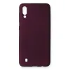 Newface Samsung Galaxy M10 Kılıf First Silikon - Mürdüm