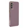 Newface Samsung Galaxy M23 Kılıf Volet Silikon - Mor