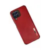 Newface Samsung Galaxy M33 Kılıf Loop Deri Silikon - Kırmızı
