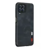 Newface Samsung Galaxy M33 Kılıf Loop Deri Silikon - Lacivert
