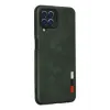 Newface Samsung Galaxy M33 Kılıf Loop Deri Silikon - Yeşil