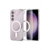 Newface Samsung Galaxy S23 Plus Kılıf Magneticsafe Şeffaf Silikon - Şeffaf