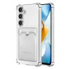 Newface Samsung Galaxy S24 Plus Kılıf Kart Şeffaf Silikon - Şeffaf