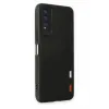 Newface Vivo Y11S Kılıf Loop Deri Silikon - Siyah