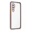 Newface Xiaomi Mi Note 10 Lite Kılıf Miami Şeffaf Silikon - Açık Mor