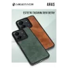 Newface Xiaomi Redmi 14C Kılıf Aras Deri Kapak - Taba