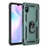 Newface Xiaomi Redmi 9A Kılıf Sofya Yüzüklü Silikon Kapak - Yeşil