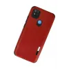 Newface Xiaomi Redmi 9C Kılıf Loop Deri Silikon - Kırmızı