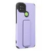 Newface Xiaomi Redmi 9C Kılıf Mega Standlı Silikon - Lila