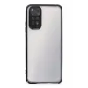 Newface Xiaomi Redmi Note 11 Kılıf Razer Lensli Silikon - Siyah