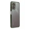 Newface Xiaomi Redmi Note 11E Kılıf Razer Lensli Silikon - Yeşil