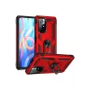 Newface Xiaomi Redmi Note 11T Kılıf Sofya Yüzüklü Silikon Kapak - Kırmızı