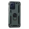 Newface Xiaomi Redmi Note 12 4G Kılıf Sofya Yüzüklü Silikon Kapak - Yeşil