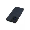 Newface Xiaomi Redmi Note 12 5G Kılıf Loop Deri Silikon - Lacivert