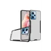 Newface Xiaomi Redmi Note 12 5G Kılıf Platin Silikon - Siyah