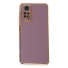 Newface Xiaomi Redmi Note 12 Pro 4G Kılıf Volet Silikon - Mor