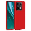 Newface Xiaomi Redmi Note 13 Pro 4G Kılıf First Silikon - Kırmızı