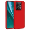Newface Xiaomi Redmi Note 13 Pro 4G Kılıf First Silikon - Kırmızı
