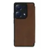 Newface Xiaomi Redmi Note 13 Pro 4G Kılıf Flip Cover - Taba