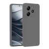 Newface Xiaomi Redmi Note 14 4G Kılıf First Silikon - Gri
